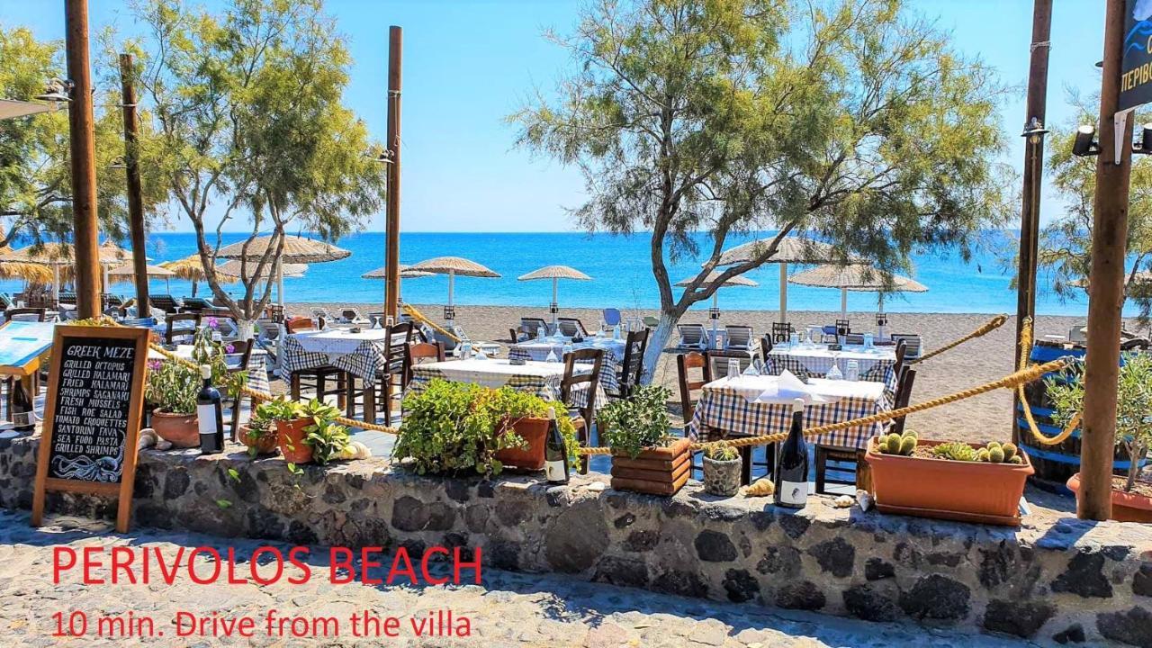 Vineyards Hill Villa Megalochori (Santorini) Exterior foto